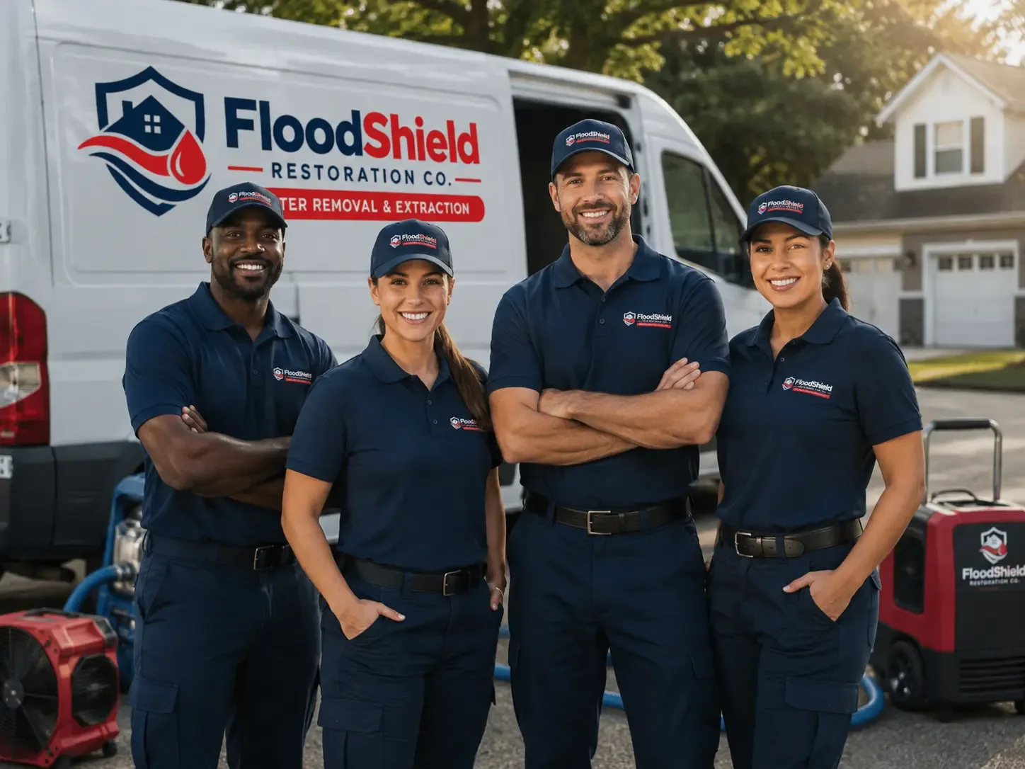 Flood Damage Restoration company in New Auburn, WI